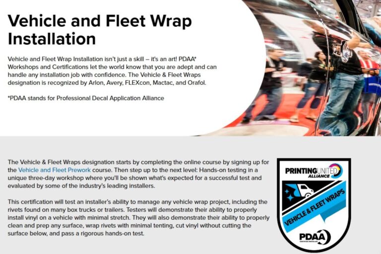 How PDAA Certification Ensures Expertise in Vehicle Wrapping