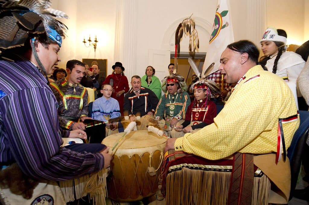 Piscataway Indian Nation and The Piscataway Conoy Tribe Recognized by Governor Martin O'Malley by Jay Baker at Annapolis, Maryland